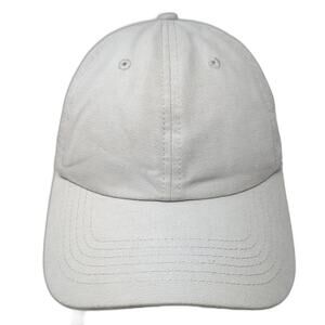 Gigi Pip Slideback Baseball Cap Gray One Size Adjustable Vented Holes Blank